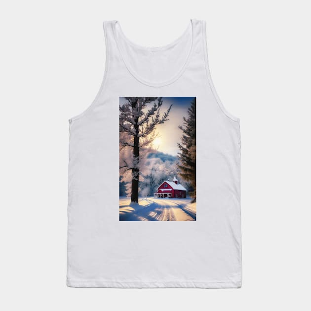 Winter On The Farm Tank Top by JimDeFazioPhotography